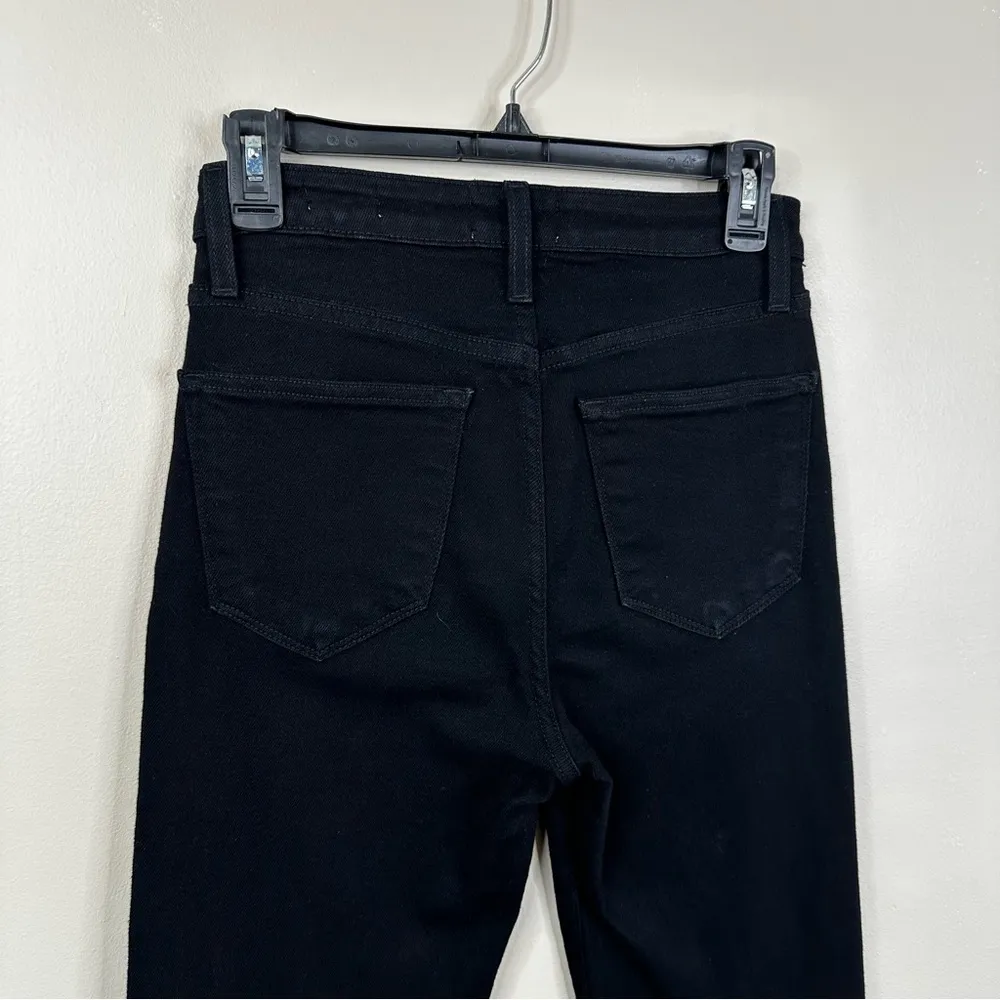 L.T.J Letters To Juliet Jeans Womens 27 The Siena Black High Rise Straight - Image 8