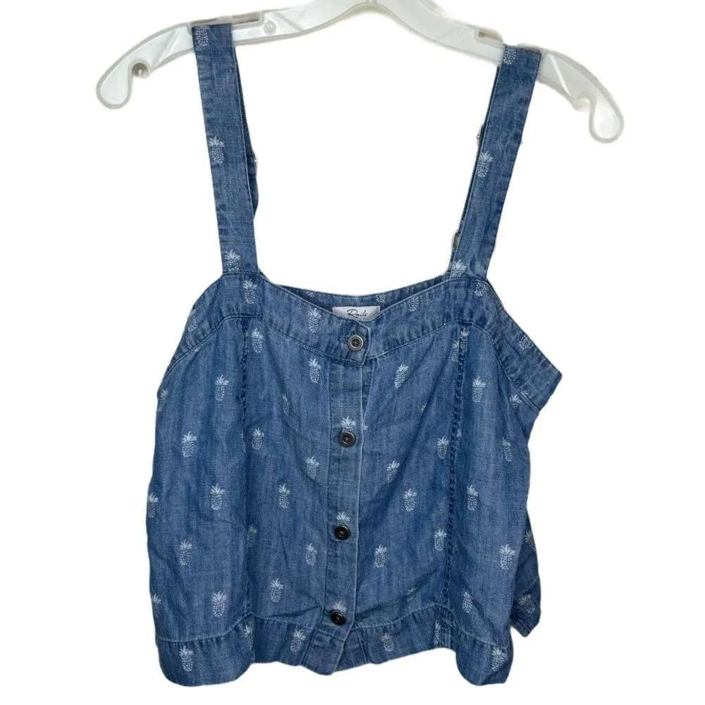 Rails Briget Pineapple Top Blue - Image 2