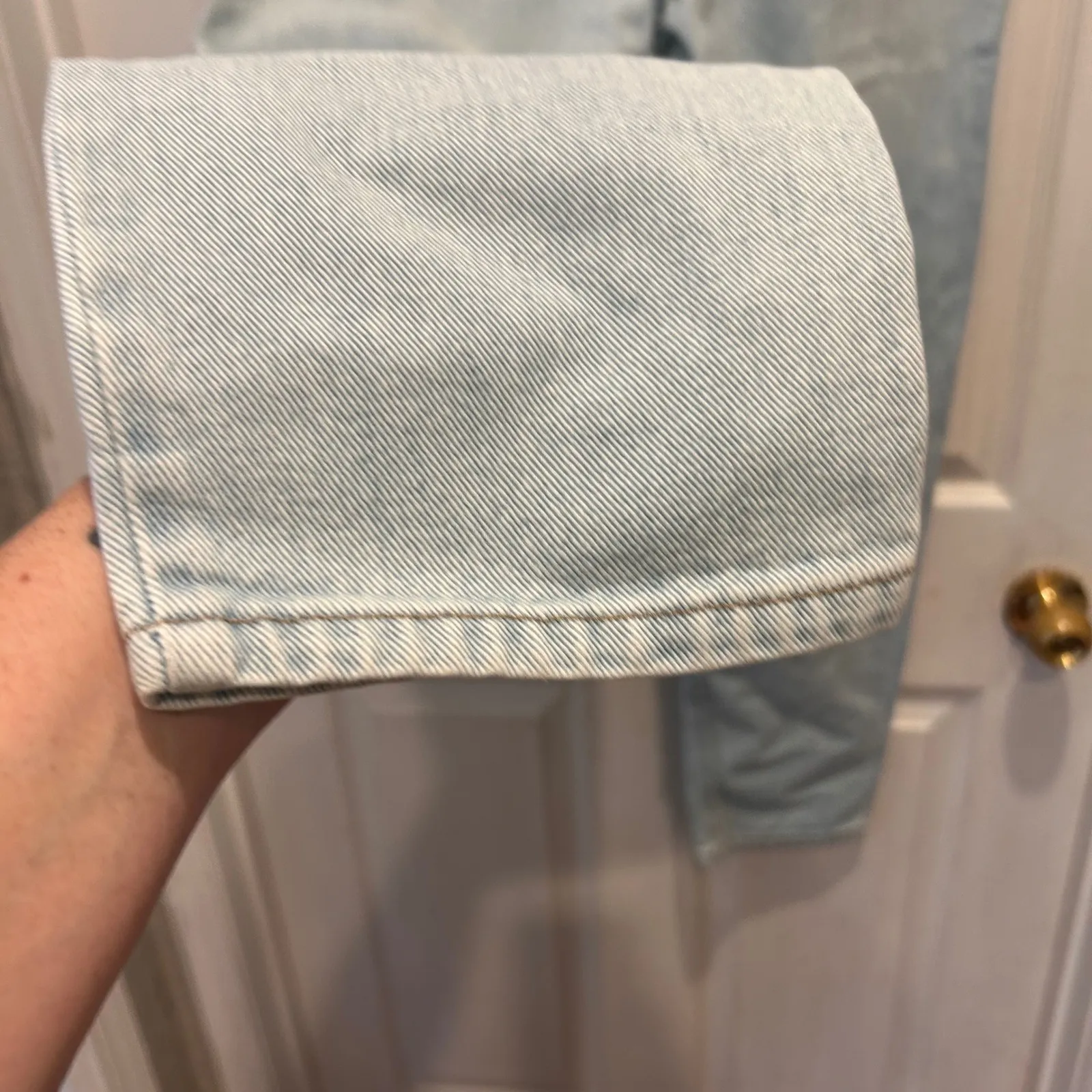 L.A. Blues Womens Jeans Light Wash High Rise Y2K Mom Jeans VTG Cotton Denim 12 - Image 8