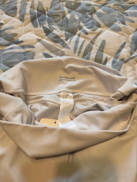 Fabletics Oasis PureLuxe High-Waisted Legging Light Grey Sz M - Image 7