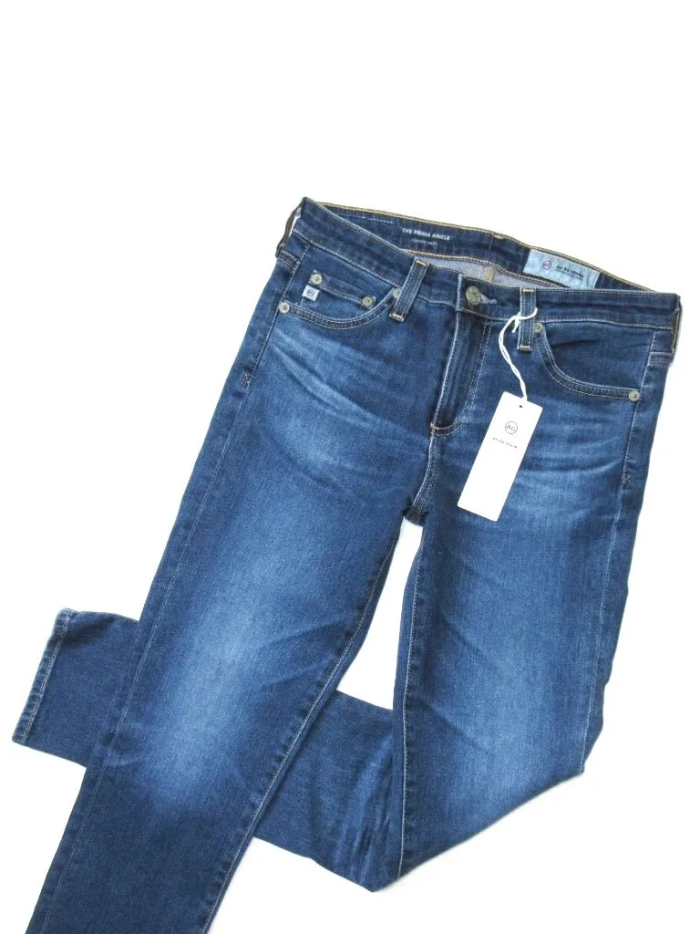 NWT Adriano Goldschmied AG Prima Ankle 8 Years Blue Portrait Cigarette Jeans 25 - Image 2