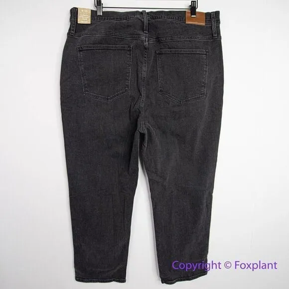 NEW Madewell Classic Straight Jeans in Lunar Wash,‎ 35 - Image 8