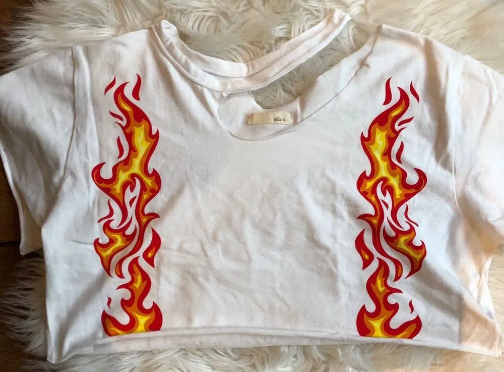 Jella C. Fired Up Graphic Tee - Image 5