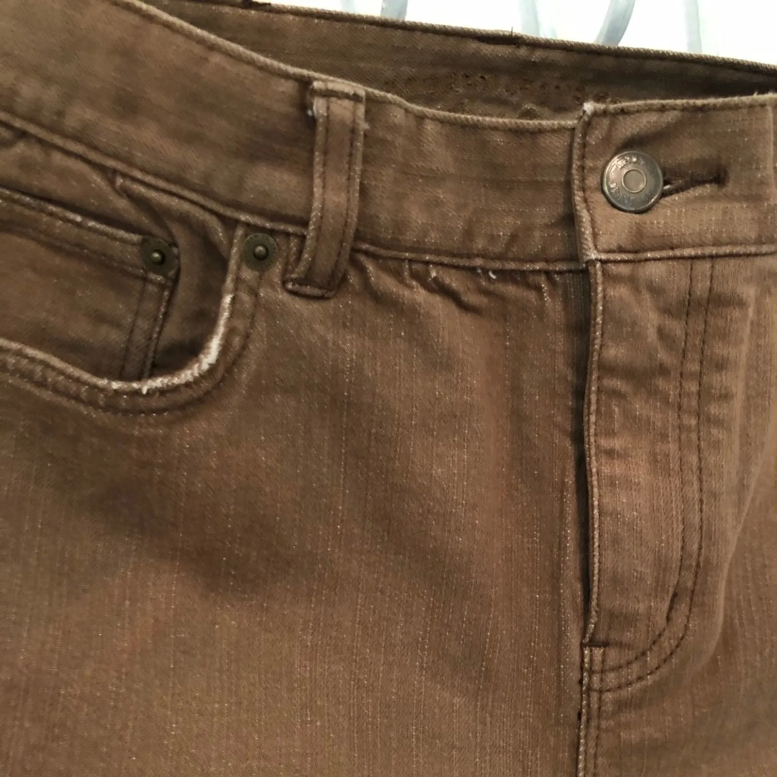 Lauren Jeans Co. Ralph Lauren Vintage Desert Brown Classic Jeans 8P - Image 8