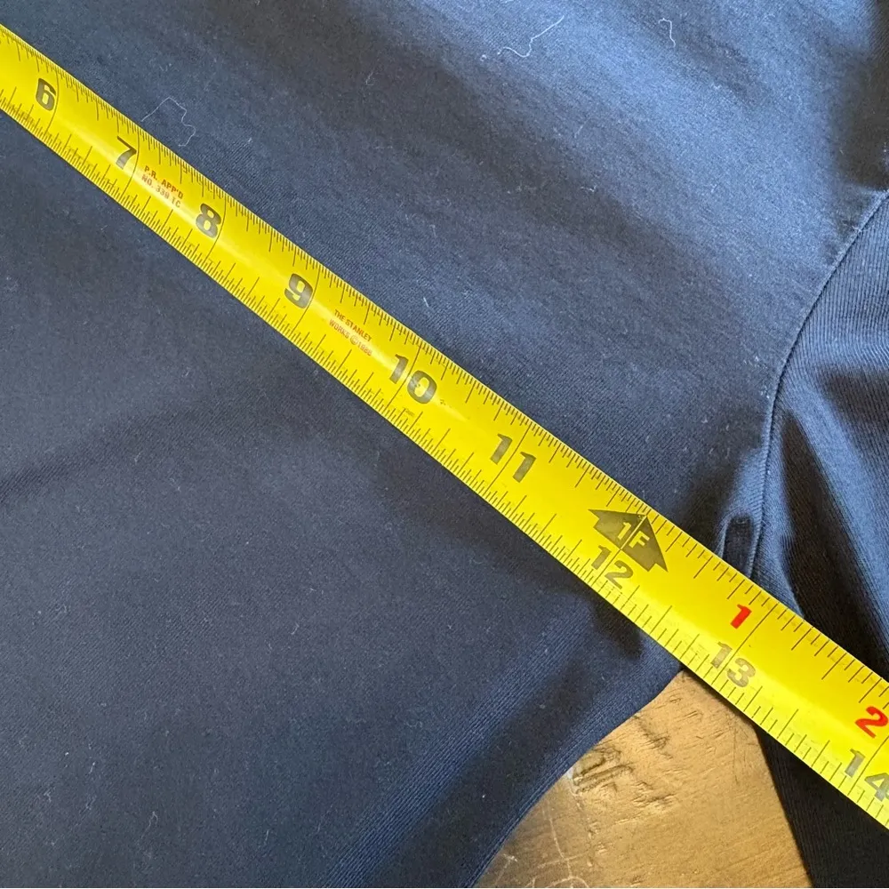 Acne Studios Black Valeria C Ela Turtle Neck Sleek Top Stretch Long Sleeve XS - Image 4