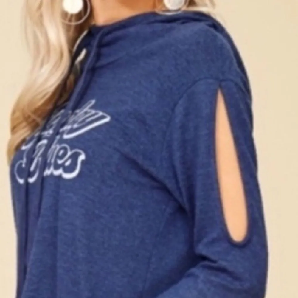 ‎“Monday Blues” Graphic Hooded Sweatshirt - Image 6