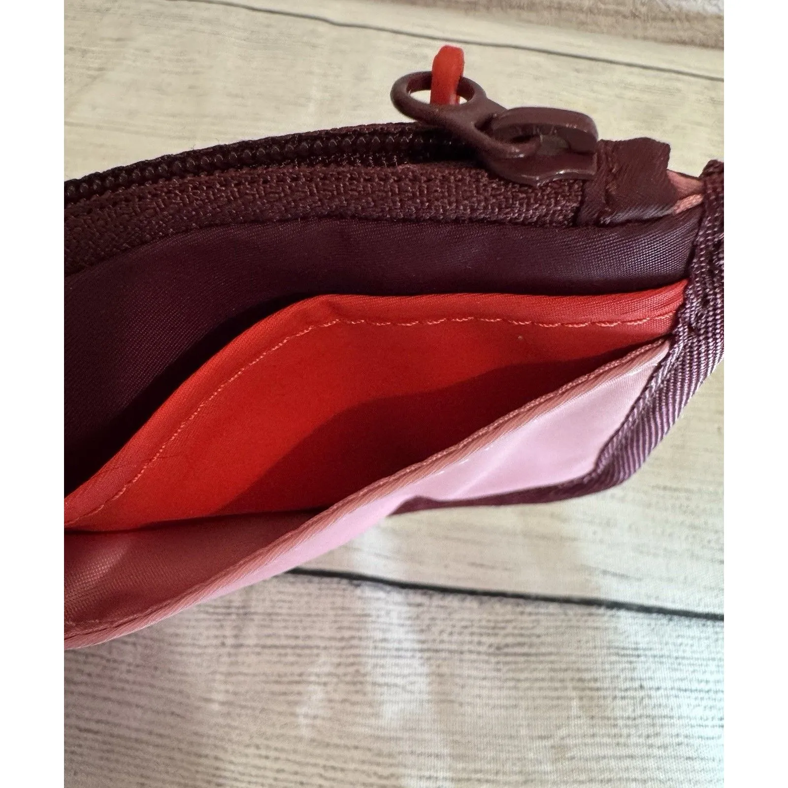 Lululemon True Identity Card Case Wine Berry / Hot Heat / Pink Tide NWT - Image 5