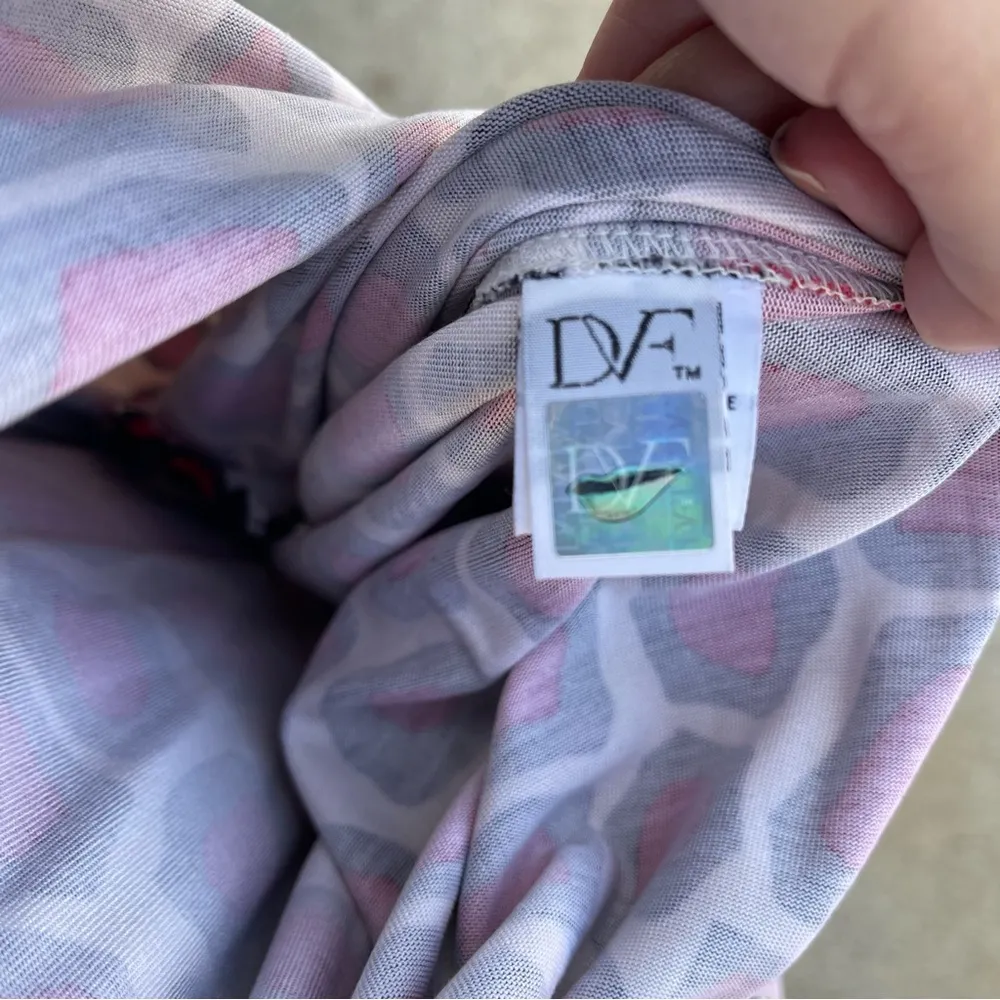 Diane von Furstenberg Reina Print Silk Dress size 8 - Image 3