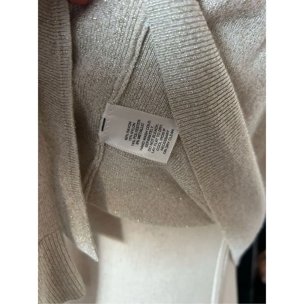 White House black market cardigan silver size xs - Image 5