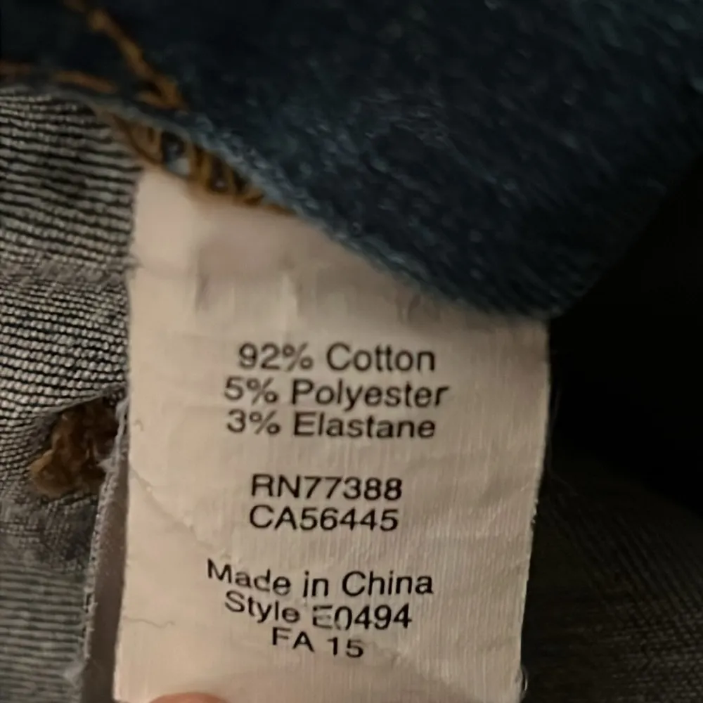 High Waisted Sailor Jeans Size 26 - Image 9