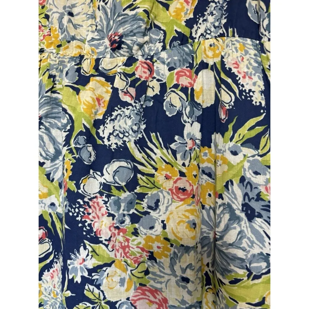 Old Navy XXL Maxi Dress Cottage Core Prairie Multi Floral Tank Cami Style - Image 2