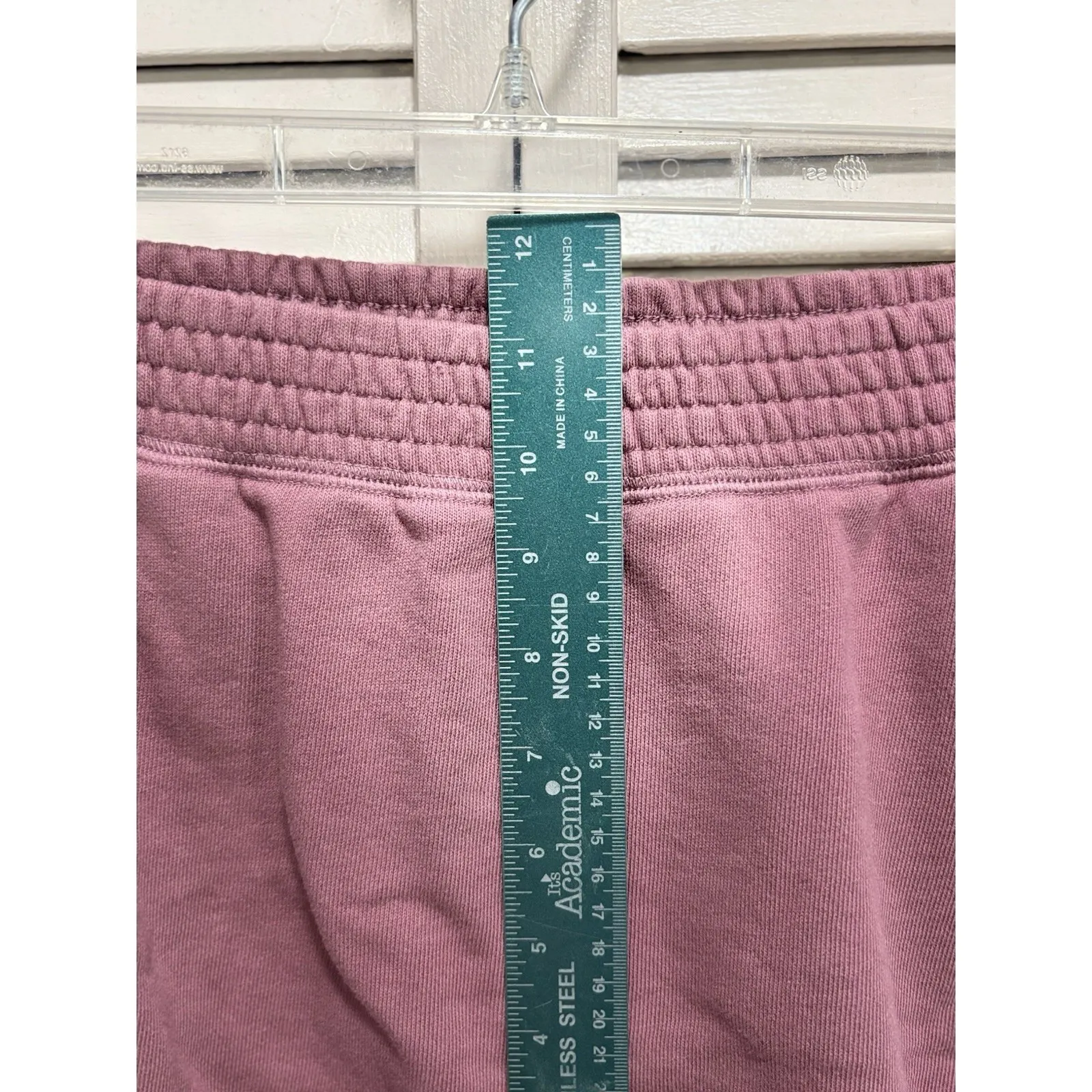 Lucky Brand‎ Dusty Rose Soft Sweat Short Size Small Elastic/Tie Waist High Rise - Image 2