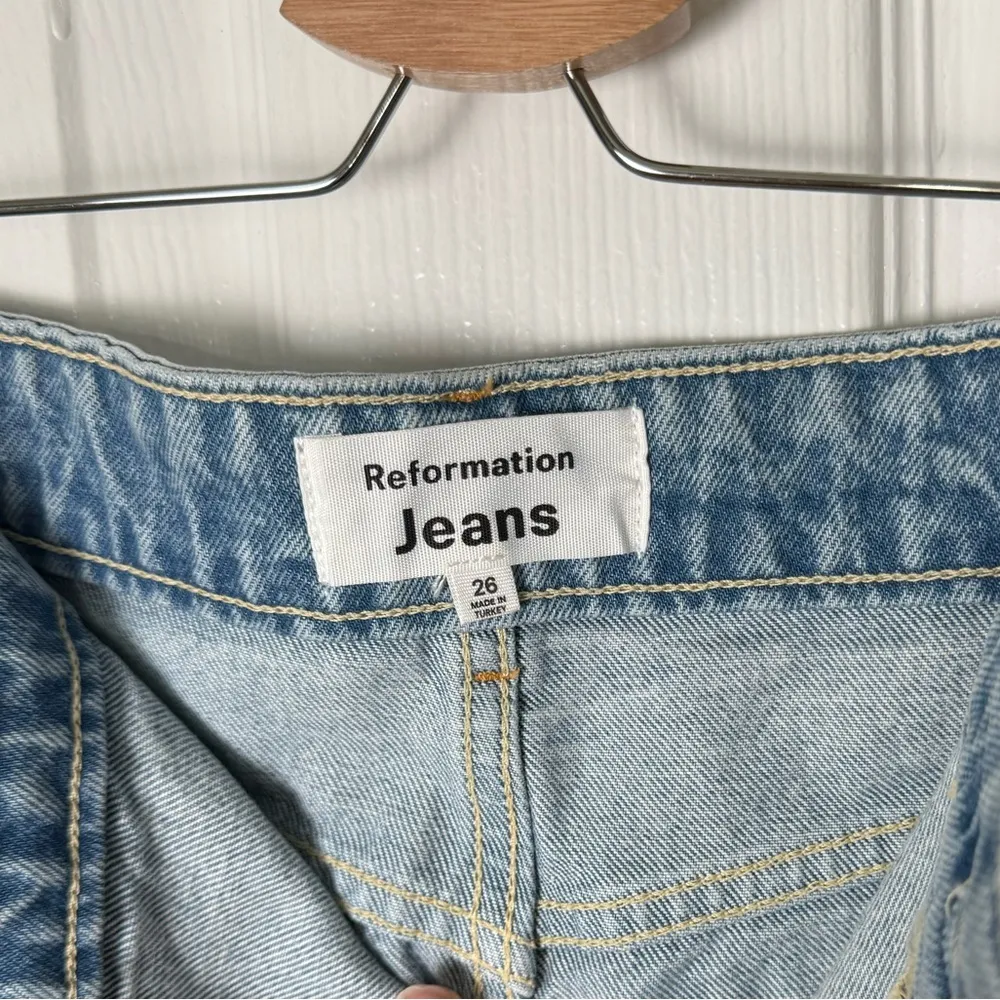 Reformation Dyani Denim Midi Skirt 26 - Image 5