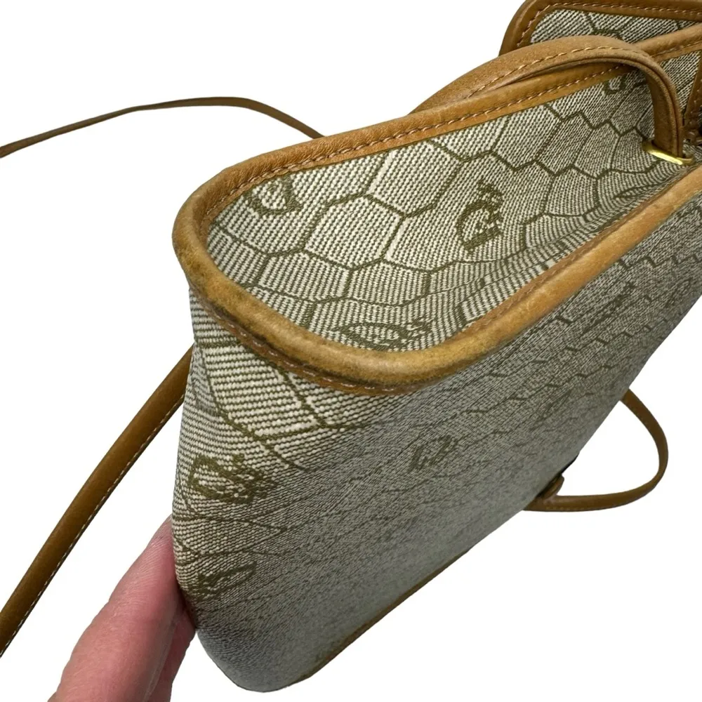 Christian Dior Vintage Honeycomb Crossbody Bag Purse - Image 7