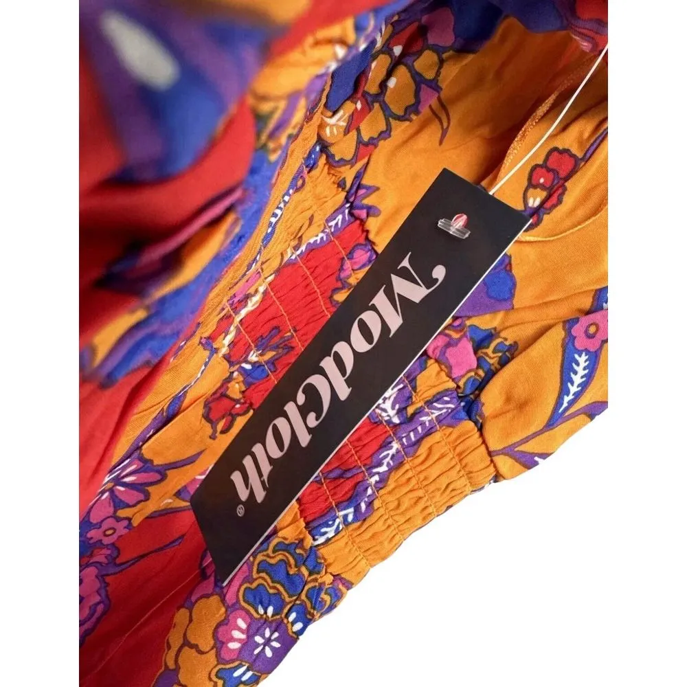 NEW ModCloth "For the‎ Love of Festival Season" Jumpsuit Size 2 - Image 4