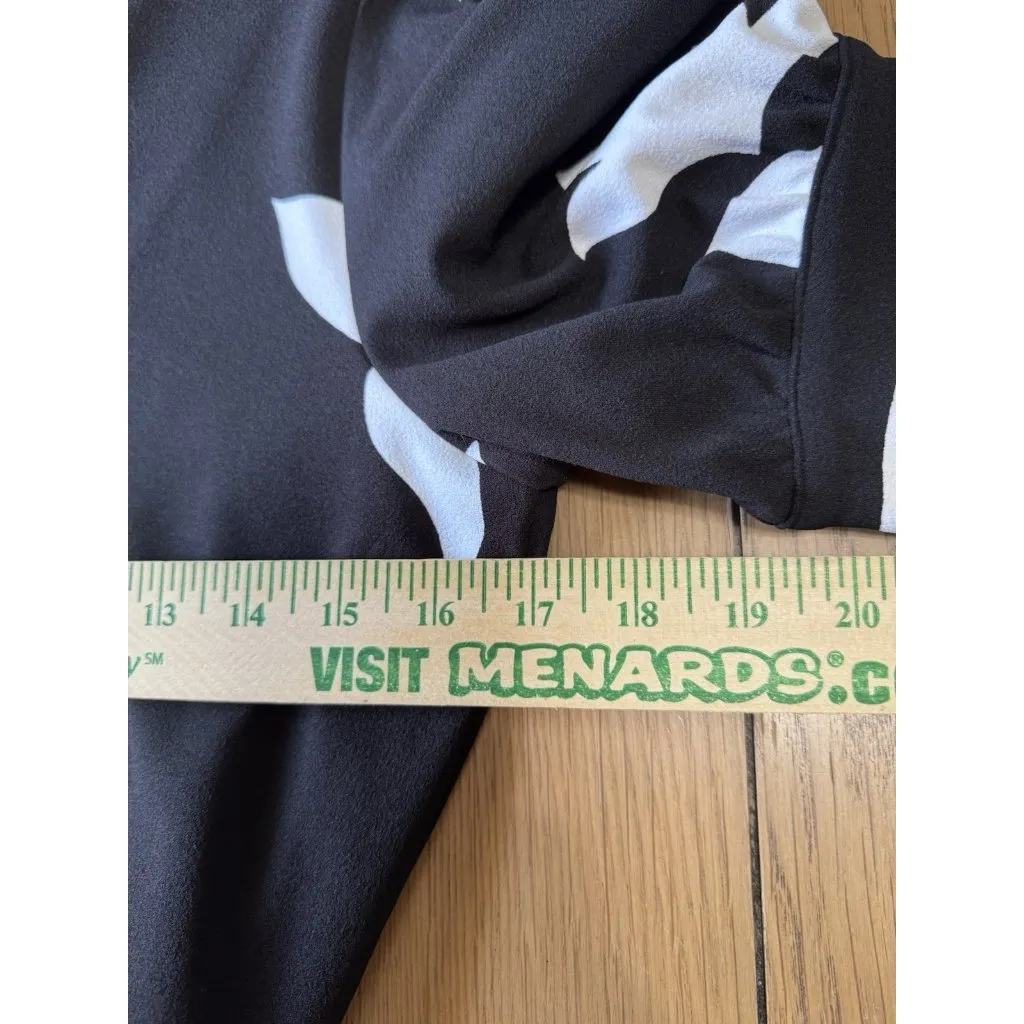 Worthington Midi Jumper Floral Chic Size XS Zip Tie Front Business Casual Office - Image 7