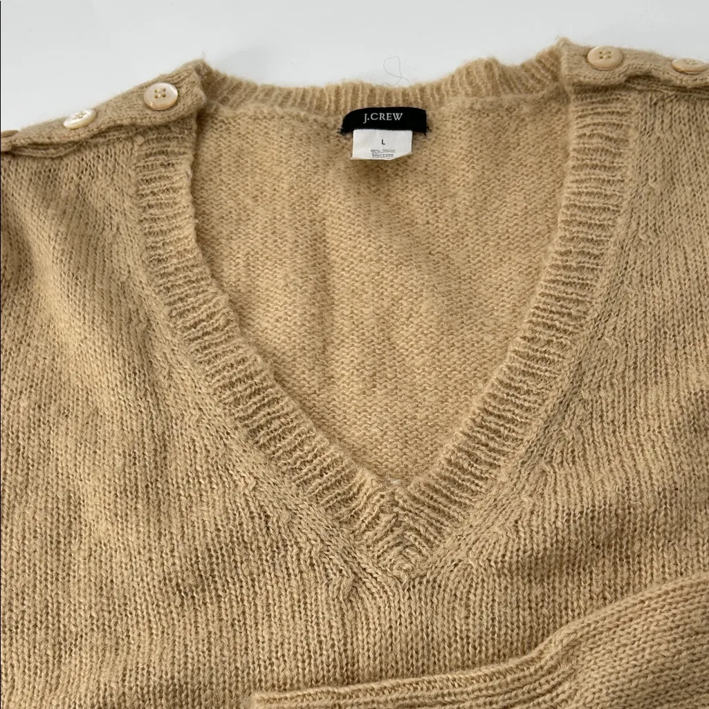 J. Crew Camel Knit Sweater - Image 8