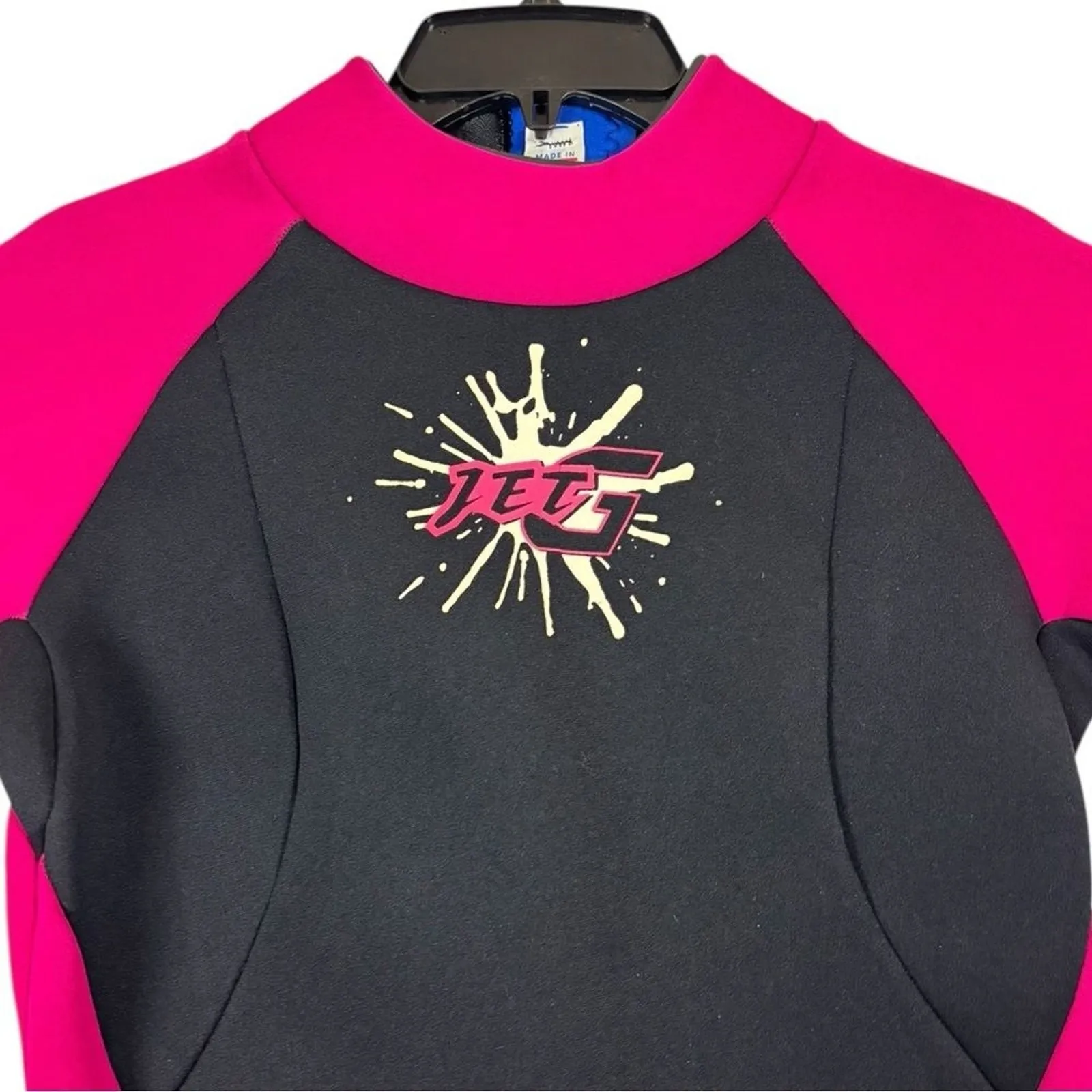 Jet Gladiator Women's Shorty Wetsuit Size 14 Pink Black EUC Scuba Diving Swim - Image 2