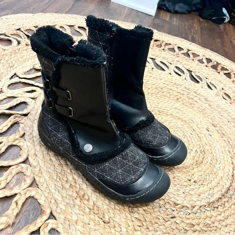 JBU by Jambu Iceberg Cold Weather Boots Black Faux Fur Trim Size 8.5 - Image 3