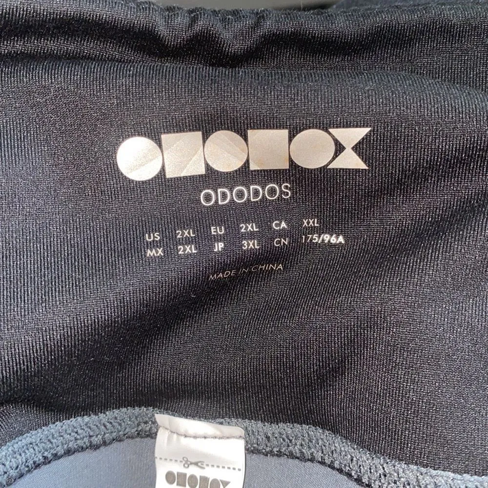 ✨ ODODOS Women's High Waisted Yoga Capris✨ Gray Size XXL - Image 6