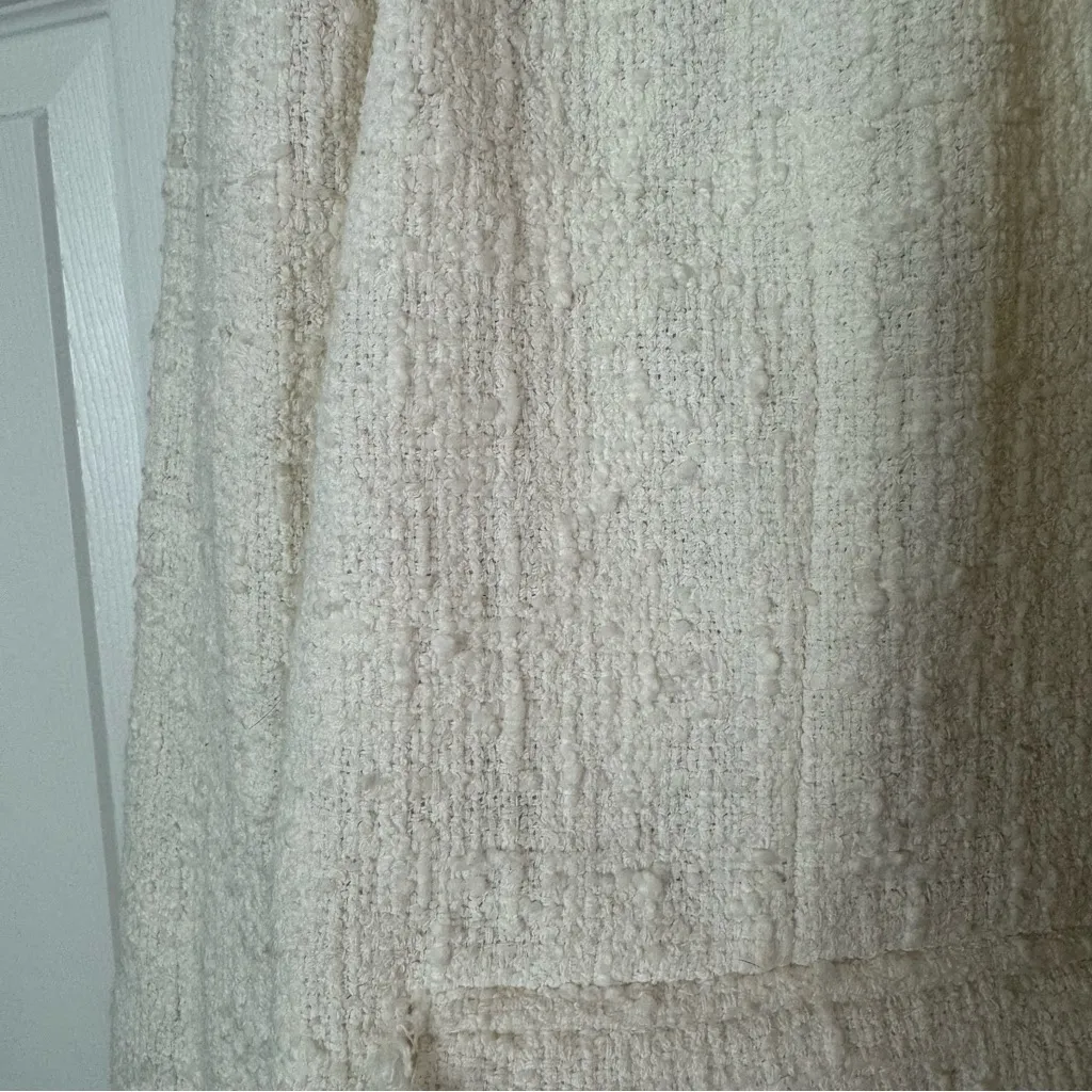 Ellen Tracy • Blazer • Tweed Jacket • Off White • 16 • Office Business Attire - Image 7