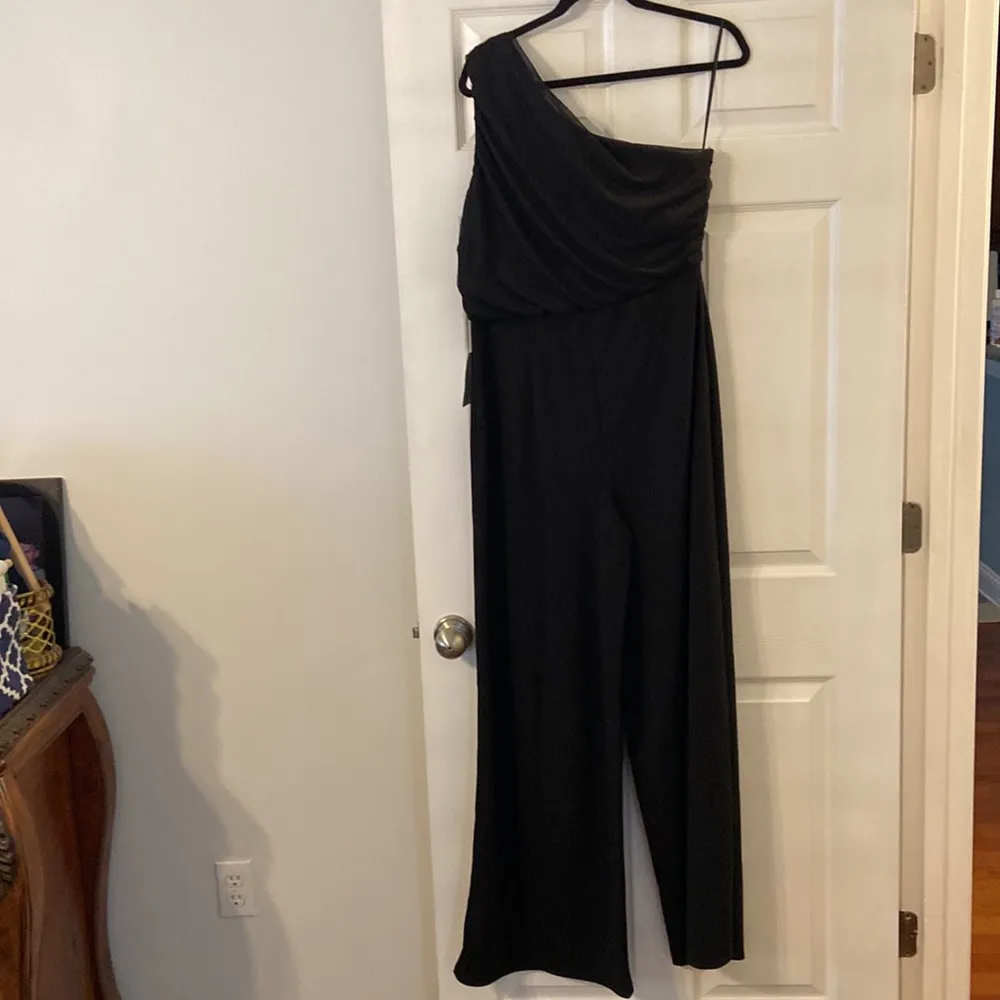 LOVE & DESIGN WOMENS ONE SHOULDER JUMPER SIZE XL BRAND NEW COLOR BLACK - Image 7