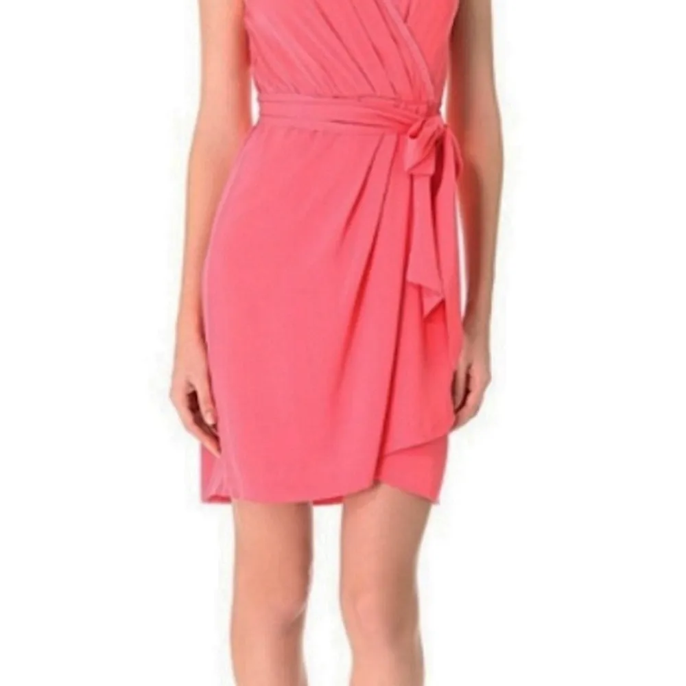 Diane Von Furstenberg NWT Mateo Pink Nectar Silk Dress **Size 6** 🌸🌸 - Image 3