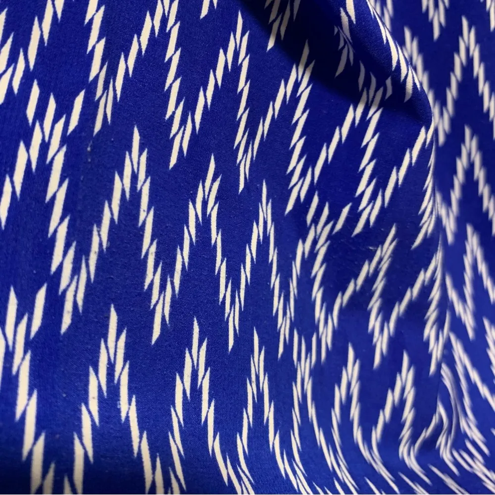 Alya Blue Knee Length Shift Dress - Size Medium - Image 5