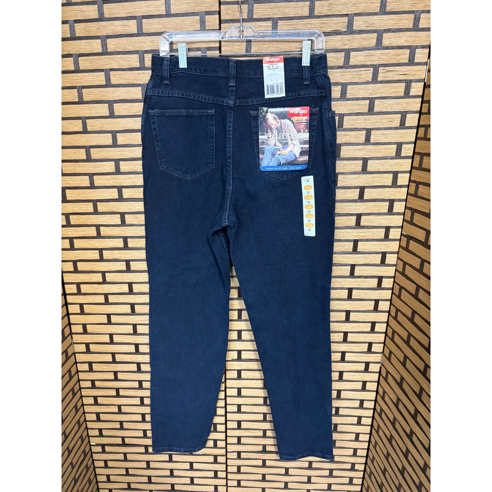 Wrangler Relaxed Fit Jeans Size 12 Long - Image 2