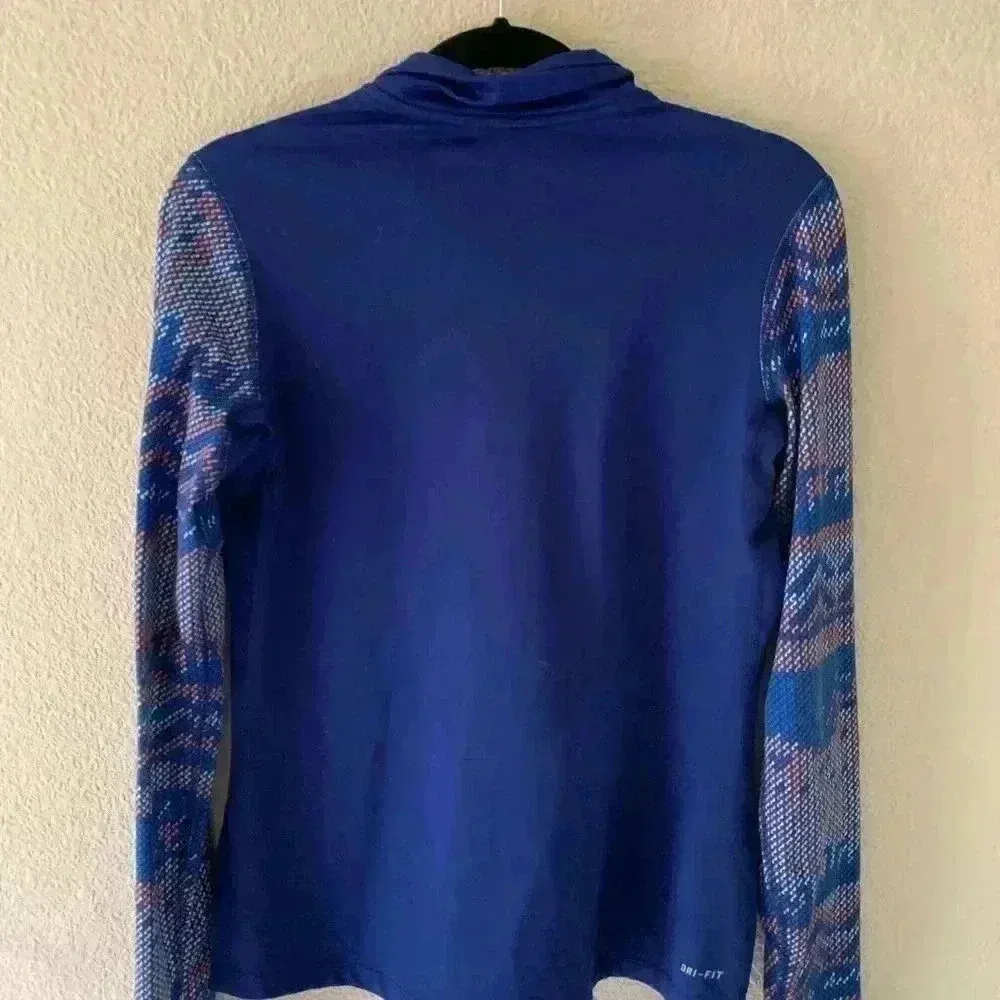 Nike Pro Dri Fit Quarter Zip SZ L athleisure hiking outdoor midlayer western - Image 2