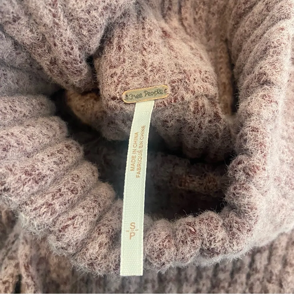 Free People Claude Mini Dress Brandy Wine Size Small Halter Sweater Vest NWT - Image 10