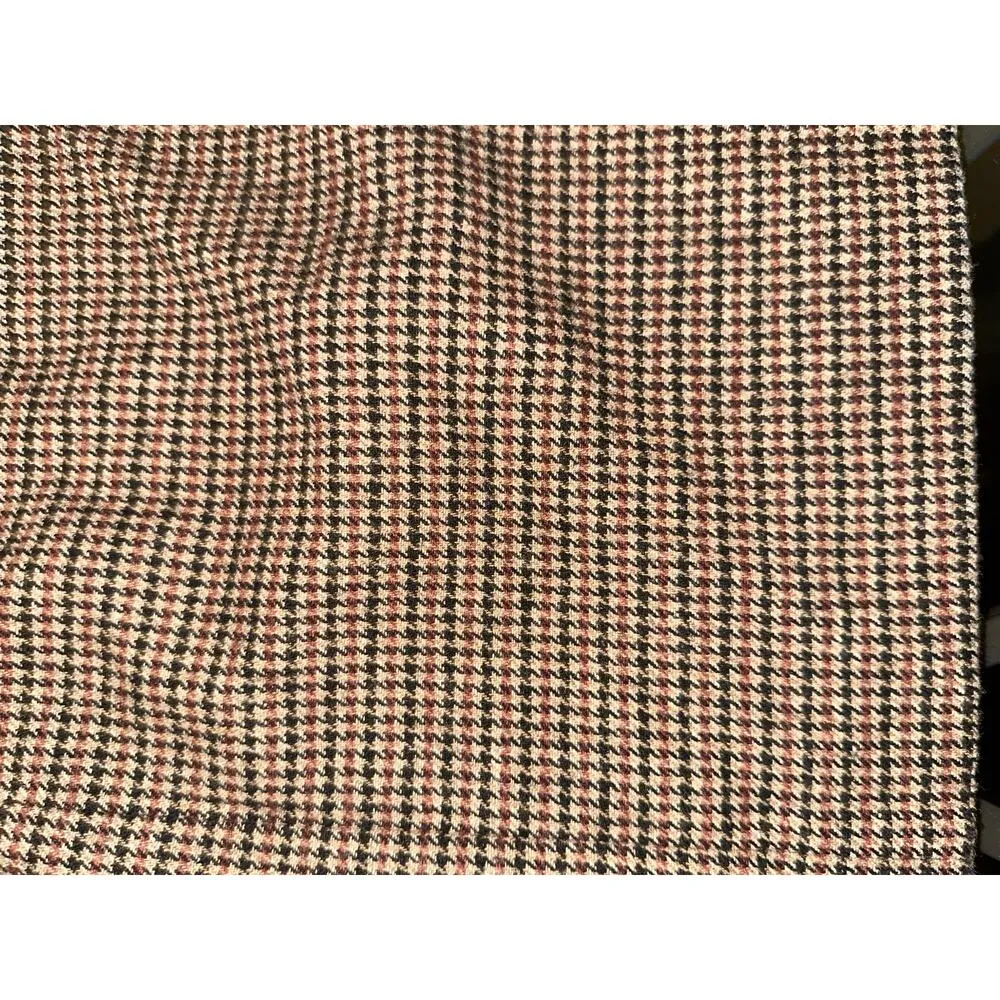 Eddie Bauer Women's Plaid Skirt Tan Black Red Petite 10 Wool - Image 3