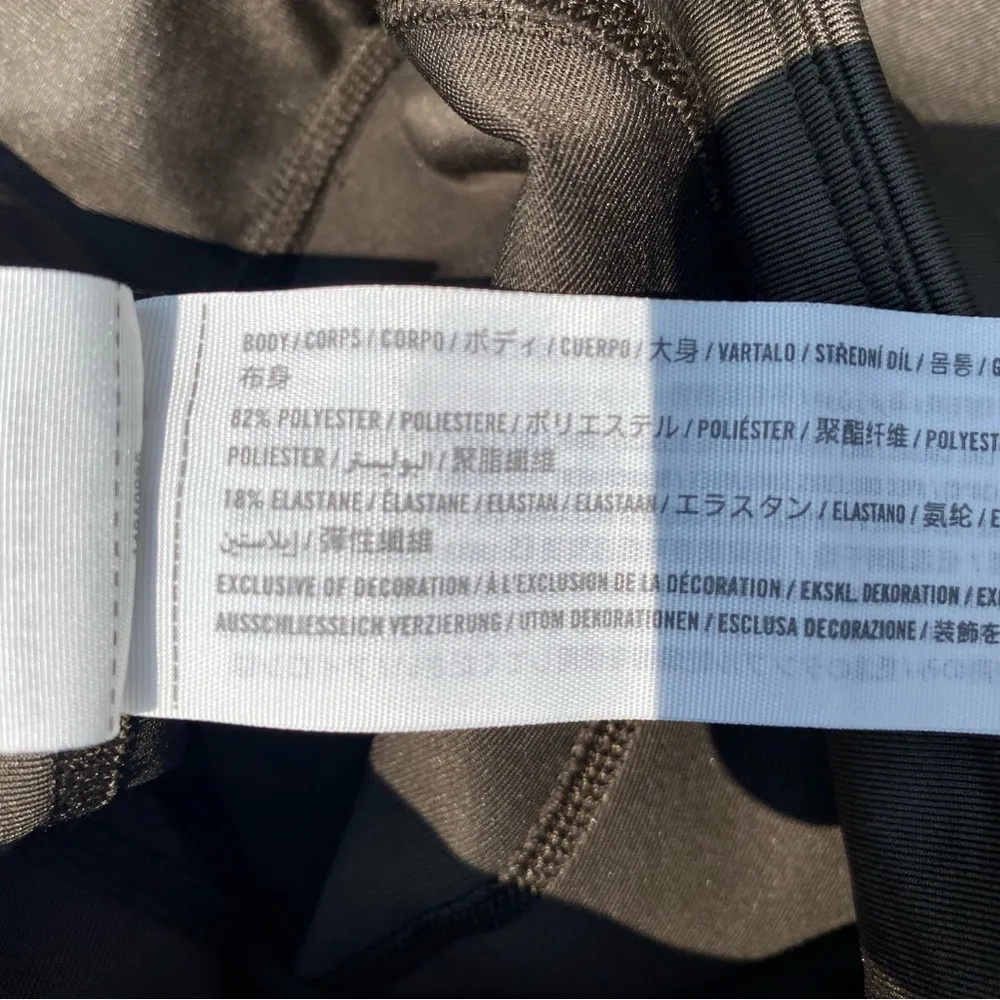 Abercrombie & Fitch XS Grey Brown Metallica Biker Shorts 7 inch inseam - Image 4