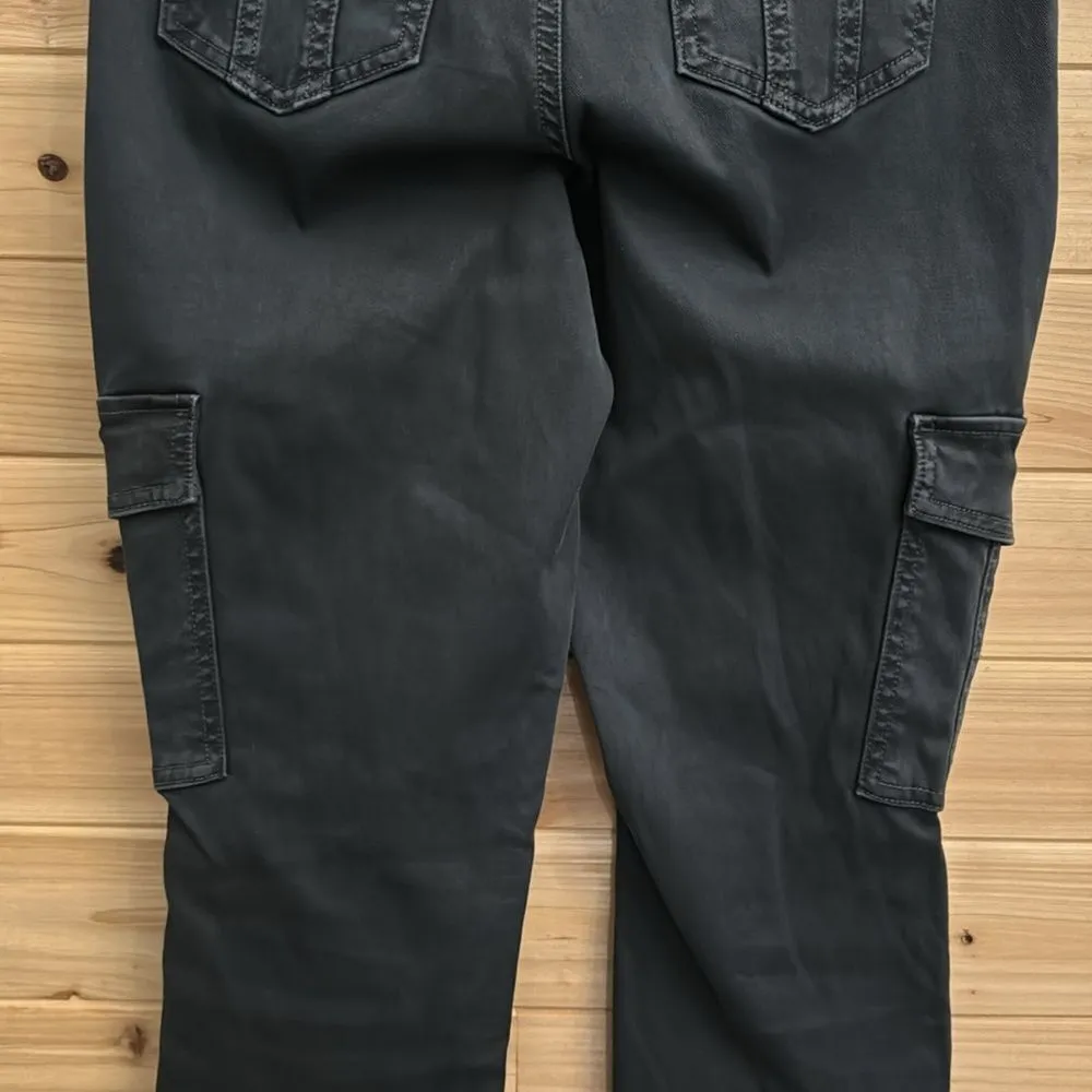 SPANX Size Medium Stretch Twill Cargo Pull On Skinny Pants - Image 11