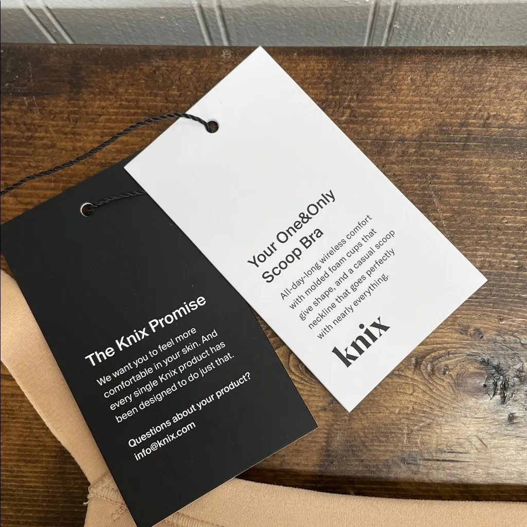 KNIX The One&Only Scoop Bra in Warm Sand Size XXXL 42A - Image 13