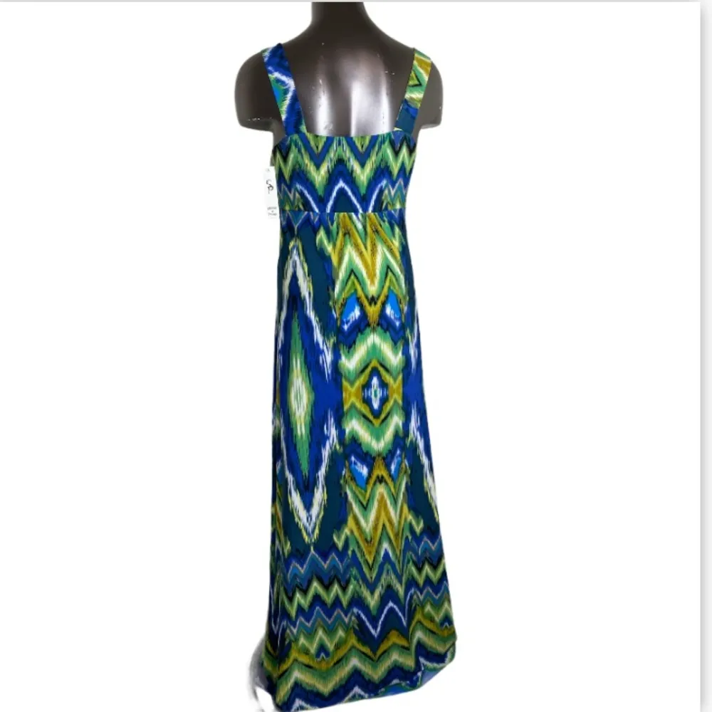Woman’s Blue Bohemian Maxi Dress Size 10 - Image 2