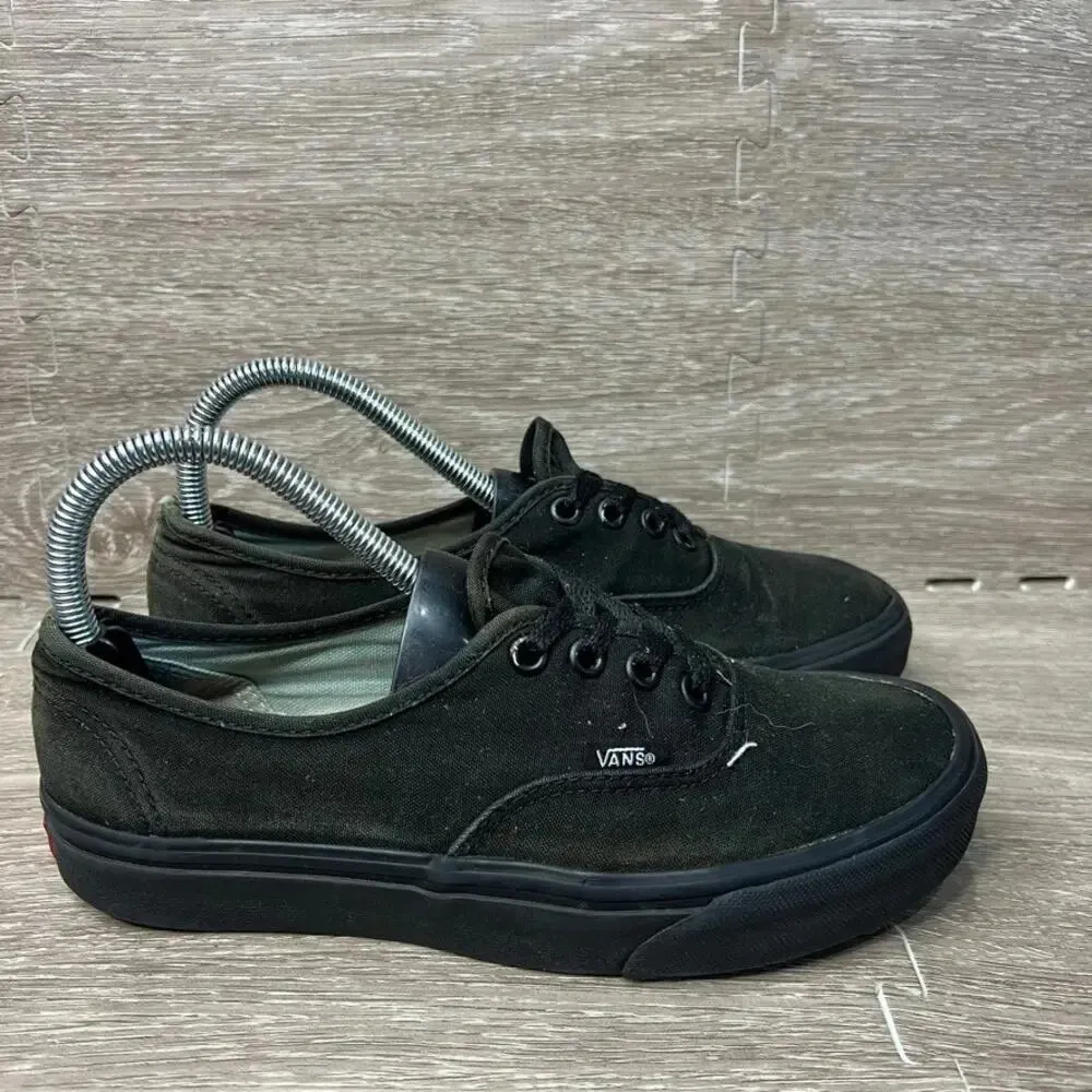 Vans Authentic Unisex Black Canvas‎ Lo Pro Skate Shoes Men's 6 / Women's 7.5 - Image 3