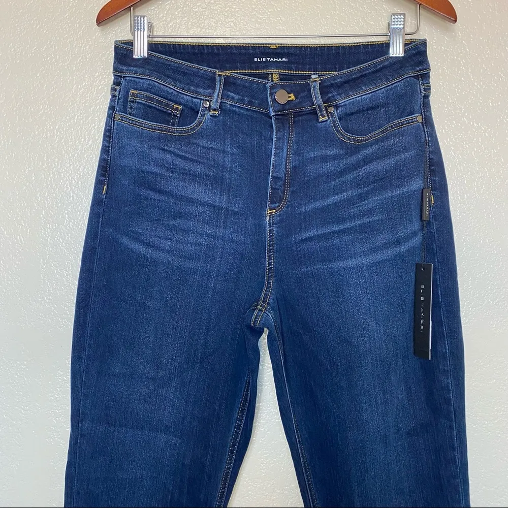 Elie Tahari Women’s Azella Straight Leg Jean in Night Sky Size 30 NWT - Image 2