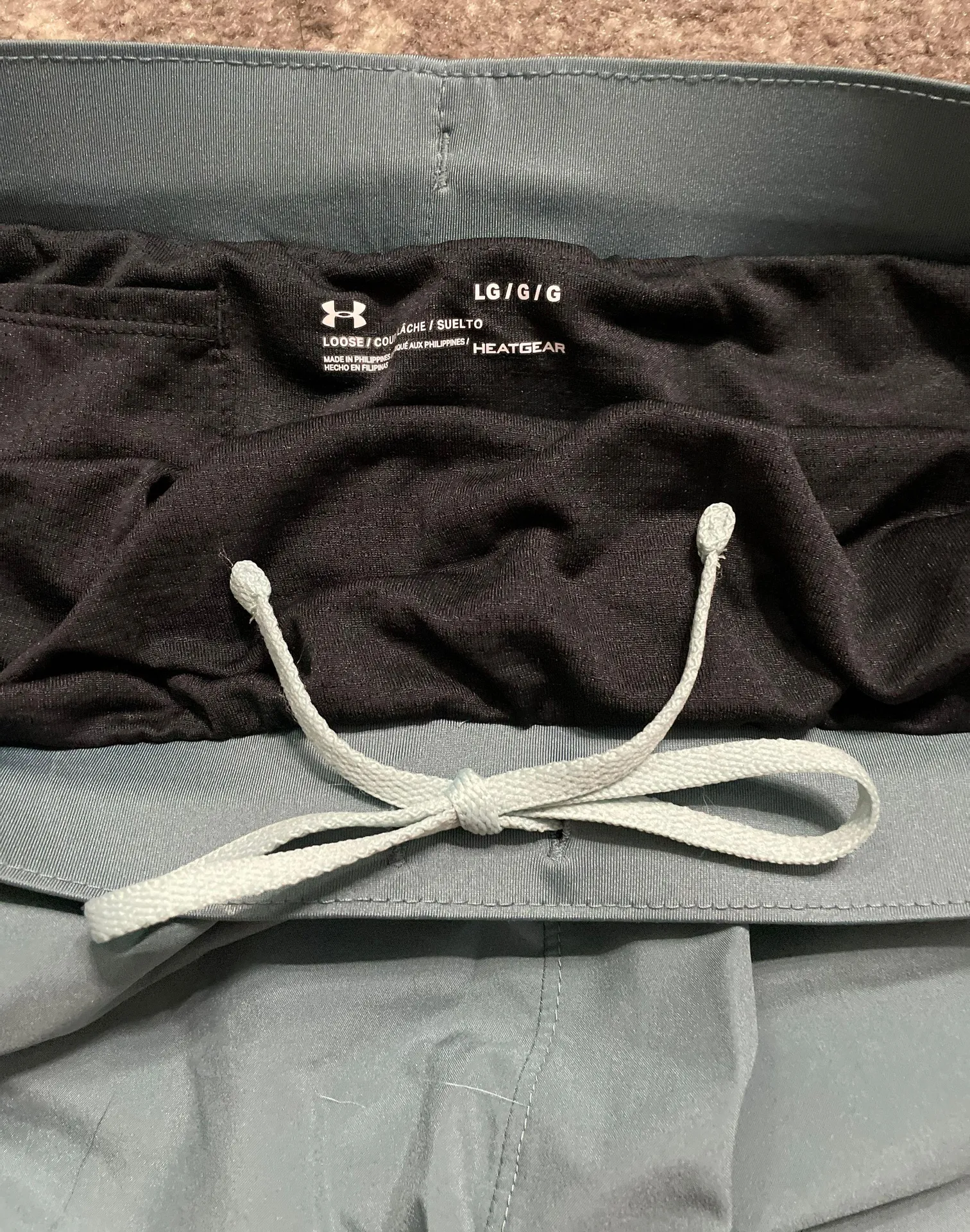 Under Armour Teal Workout Shorts - Image 3