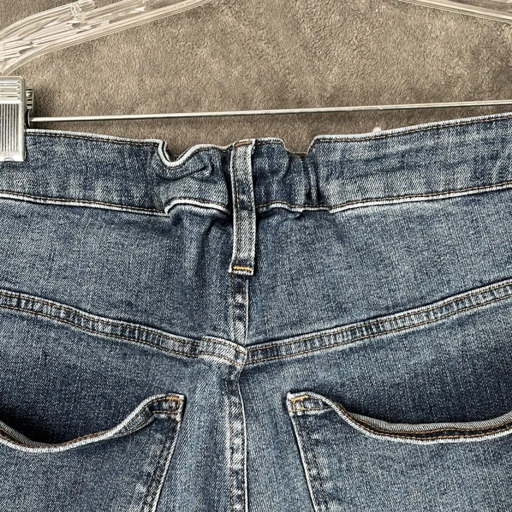 Madewell Cali Demi Boot Jeans Women's 24W Plus Medium High Rise Y2K Boho Casual - Image 11