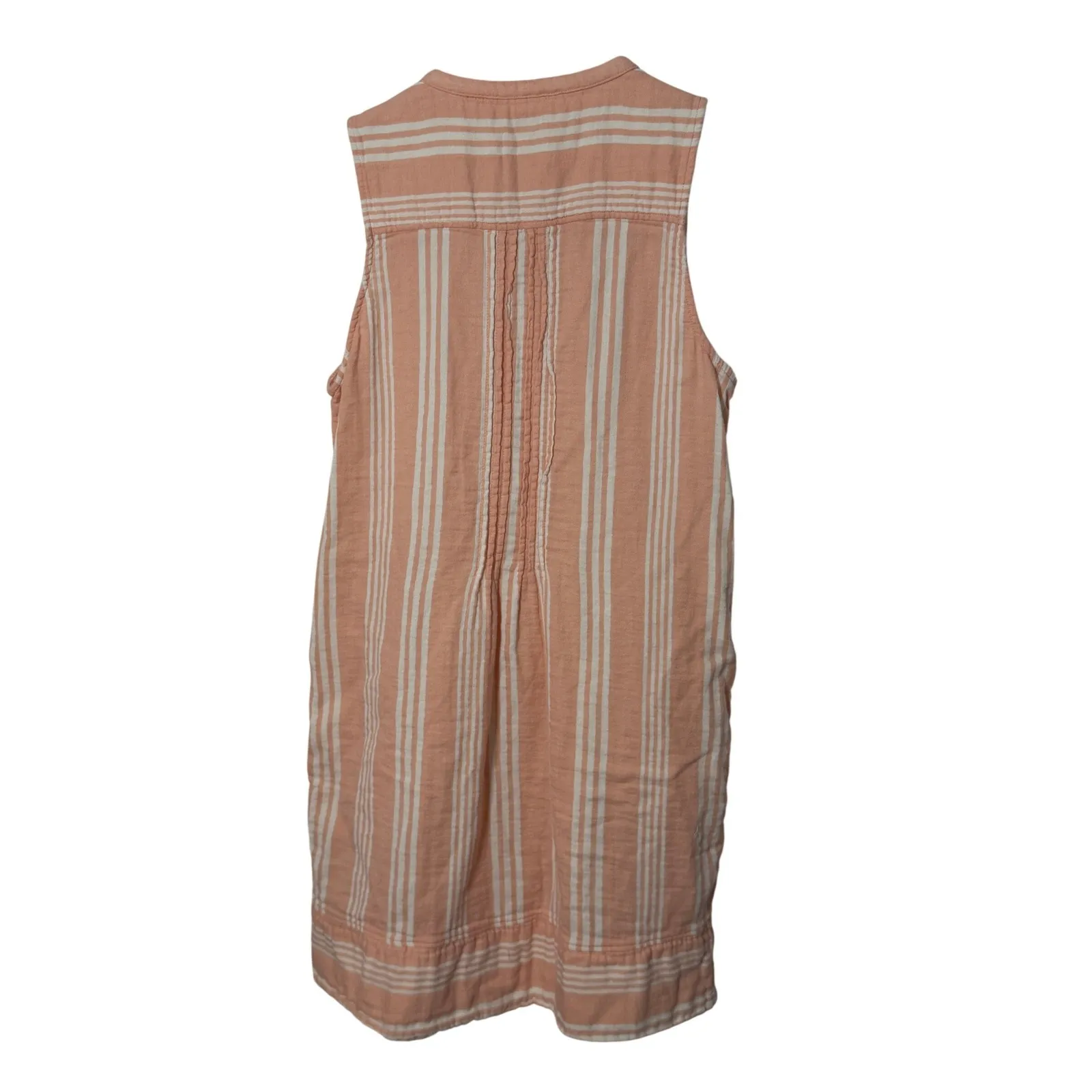 Faherty Dream Cotton Gauze Isha Striped Sleeveless Mini Dress SZ S Summer Beachy - Image 8