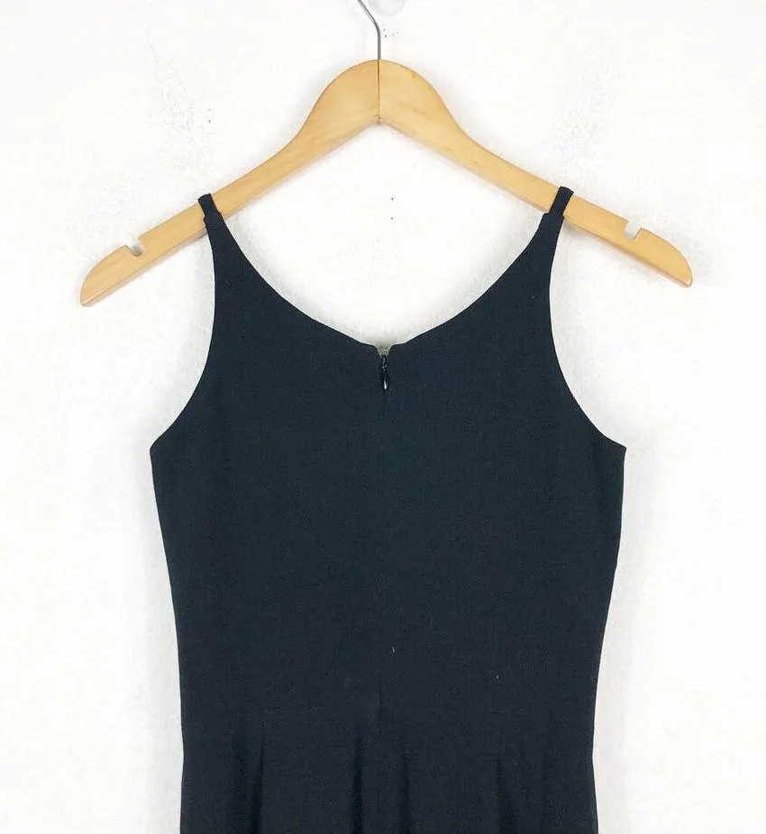 Dress The Population Iris Slit Crepe Black Gown Maxi Dress - Image 12