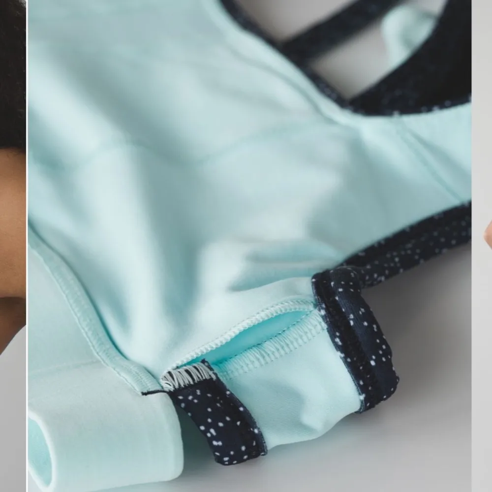 Lululemon Size 4 Turquoise Blue Splendour Racerback Sports Bra - Image 11