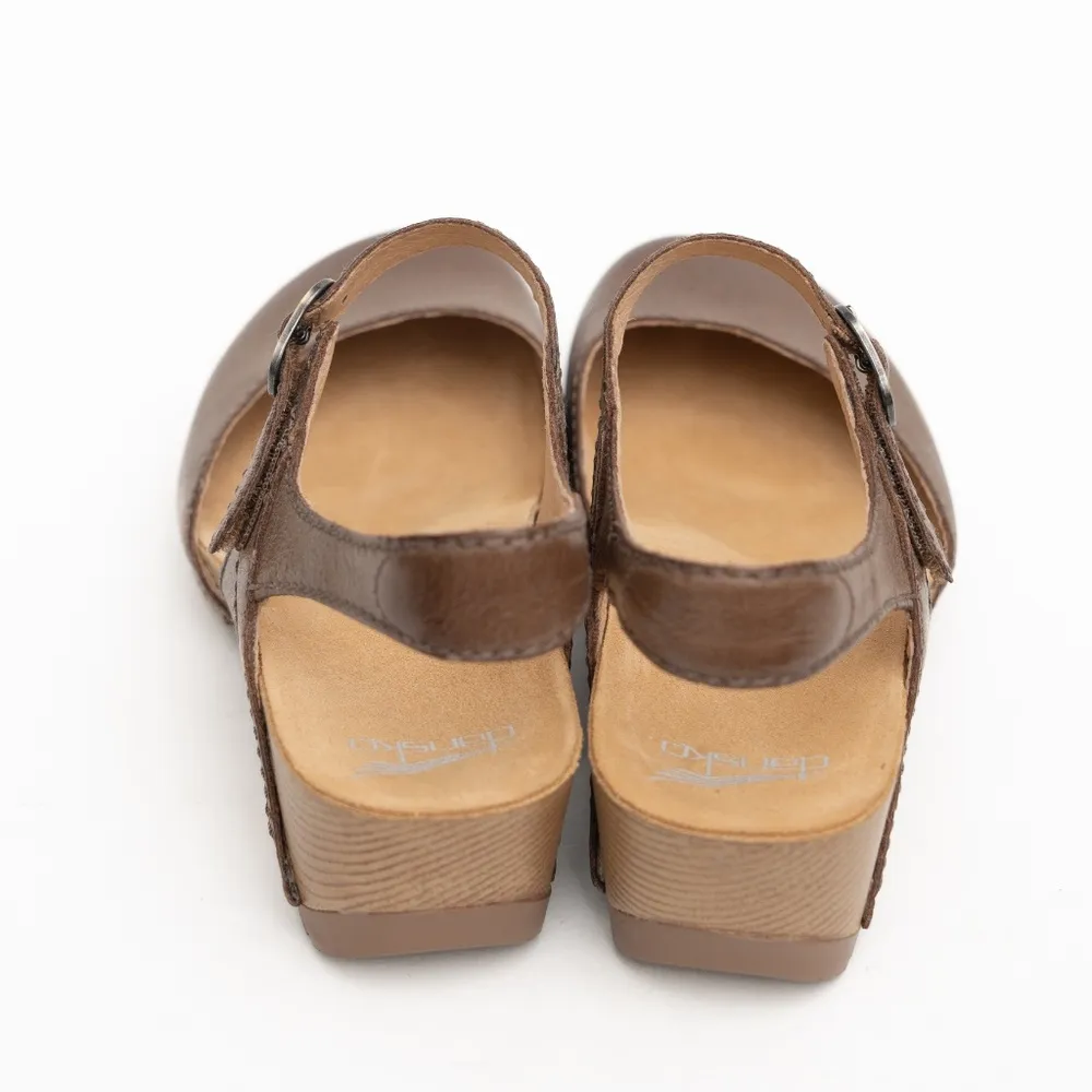 Dansko | Tiffani Milled Clog in Brown - Image 6