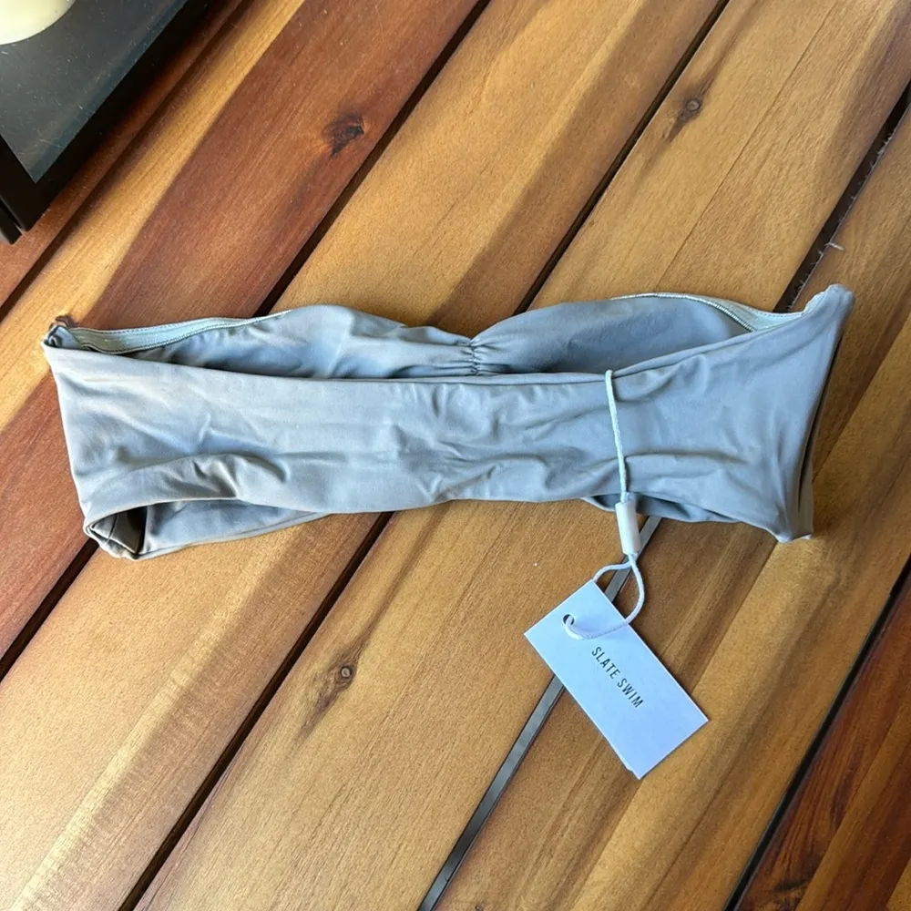 Slate Swim Bikini Tube Top - Image 2