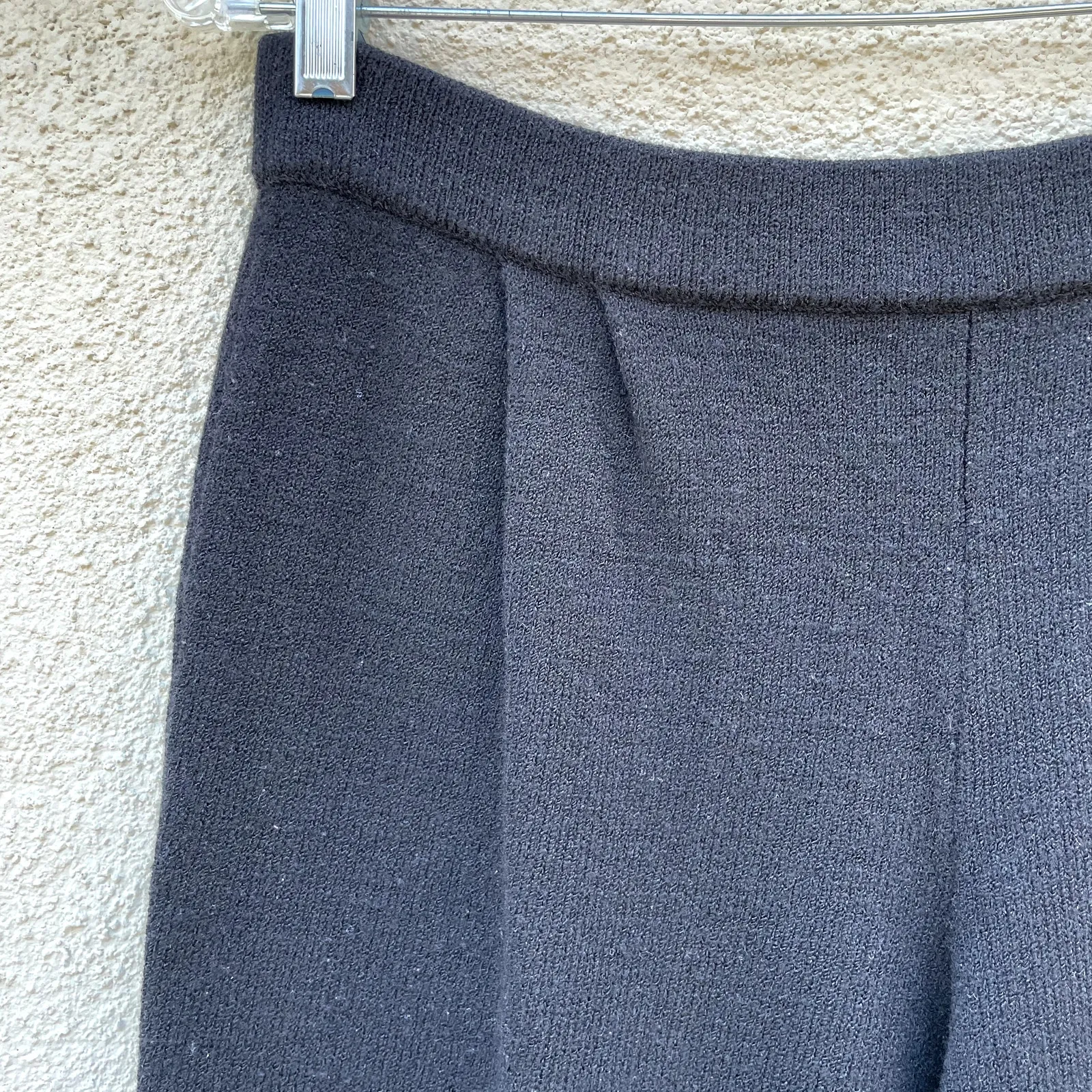 Vintage Margaret O'Leary Black Pull-On Knit Pants M - Image 4