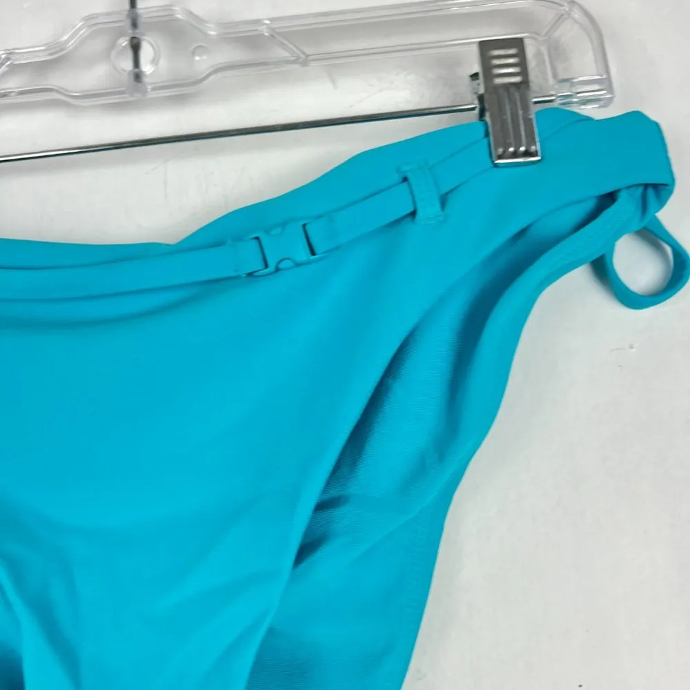 NWT Andie Swim The Riviera Bikini Bottom Flat Belt Bright Blue Size XL NEW - Image 4