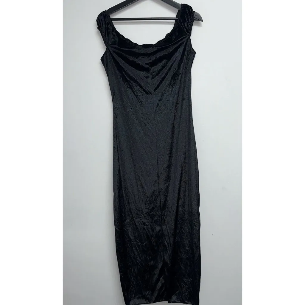 Spirt Halloween Witch Costume Dress Womens Size Medium Black Purple Cosplay Goth - Image 7