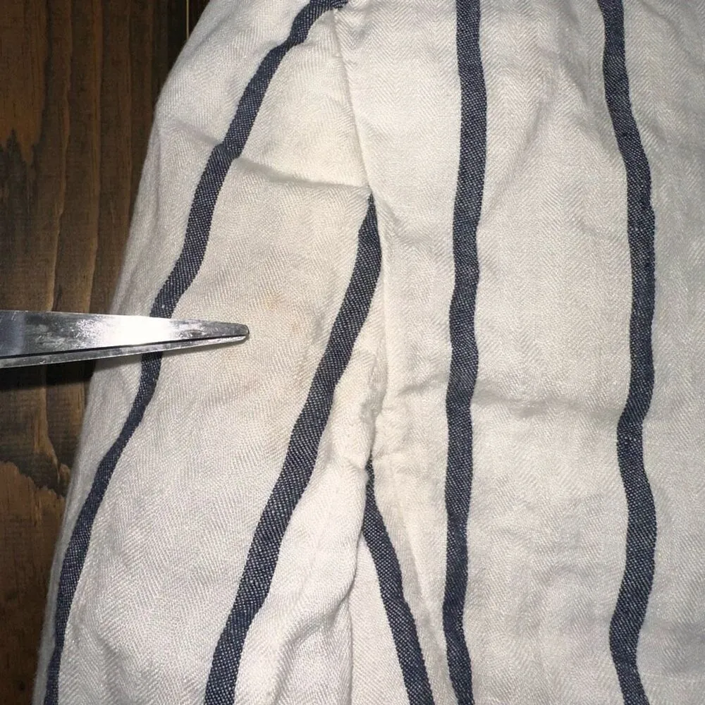 Theory Striped Linen Blazer - Image 7