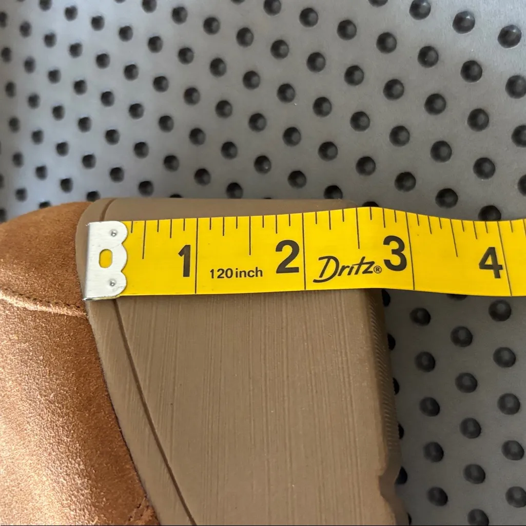 White Mountain Tan Suede Wedges Boots - Image 10